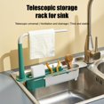 thumbnail image 2 of ENJOYW Telescoping Sink Drain Strainer with Towel Bar PP Rounded Edge Drying Rack Kitchen Accessories Sink Drain Strainer, 2 of 7