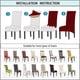 thumbnail image 3 of Fundas para sillas de comedor grandes ACTIVE Juego de 6 fundas de jacquard elásticas y lavables XL Taupe, 3 of 3
