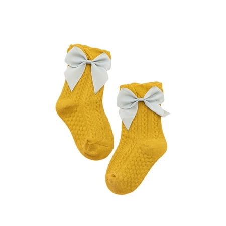 

LSFYSZD Baby Grip Socks Toddler Anti-slip Stretch Floor Crew Socks for 0-3 Years Infants Little Girls Boys