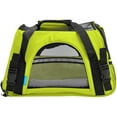 thumbnail image 5 of Paws & Pals Pet Carrier Airline Approved Soft-Sided Dogs Cats Kitten Puppy Carrying Bag (Green)(Large), 5 of 7