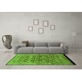thumbnail image 3 of Ahgly Company Indoor Square Oriental Green Traditional Area Rugs, 7' Square, 3 of 4
