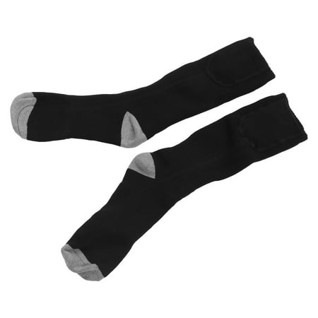 

Electric Thermosocks Electric Heated Socks Comfortable 3 Gears Washable Warm Safe For Fishing Black Grey