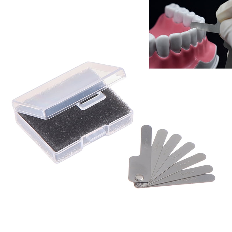 0.10.5mm 7pcs Dental Orthodontic Interproximal Enamel Reduction Gauge