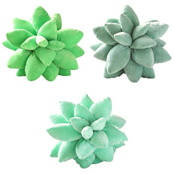 Succulents Throw Pillow Patio Home Decor Ornament Zulema none
