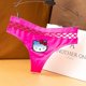 thumbnail image 1 of Bragas sexys de Hello Kitty para mujer, ropa interior de dibujos animados Kawaii Kt Kuromi, pantalones flexibles suaves para Fitness, regalos, 1 of 4