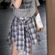 thumbnail image 1 of Camiseta de manga corta para niñas, novedad de verano, Top con estampado de letras a la moda para niños, camisa básica elegante para niñas, informal de algodón con cuello redondo a la moda, 1 of 5