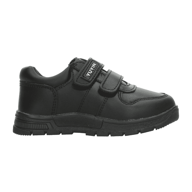 Zapato Escolar Yuyin Niño Negro Cintas Adhesivas T15-18 negro 16