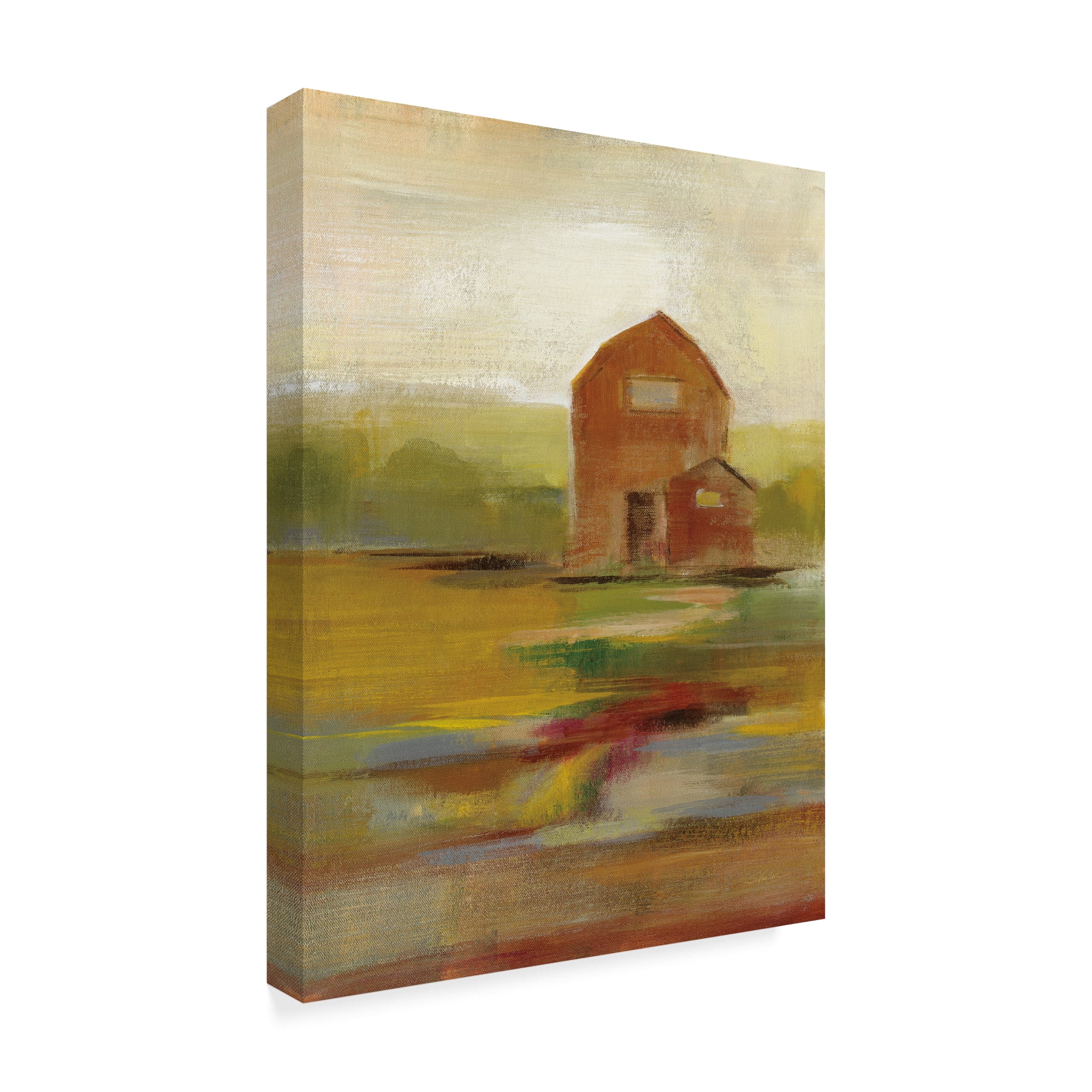 Trademark Fine Art 'Hillside Barn II v2' Canvas Art by Silvia Vassileva