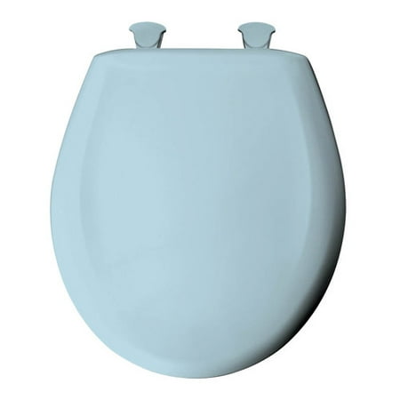 BEMIS Seats Round Closed Front Toilet Seat in Dresden Blue 200SLOWT 464