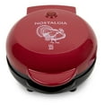 thumbnail image 7 of Nostalgia MyMini Turkey Shaped Mini Waffle Maker with Cool-Touch Handles, 550W, Maroon, 7 of 7