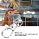 thumbnail image 1 of No es fácil de Oxidar el Gatillo del Gatillo, El Gancho del Gatillo de la Garra de Langosta, El Material de Hierro Duradero, Evita la Puerta de la Jaula de la Jaula de Las Aves,, 1 of 7