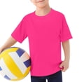 thumbnail image 5 of Tiijoy Boys Short Sleeve Rash Guard Summer Beach UPF50+ Solid Swim Shirt Top, Sizes 3-14, 5 of 8