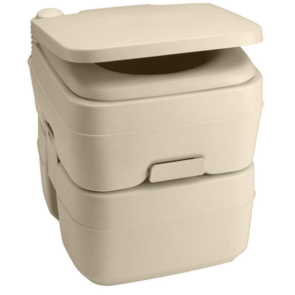 Inodoro portátil Dometic 965 MSD 19L con soportes de montaje
