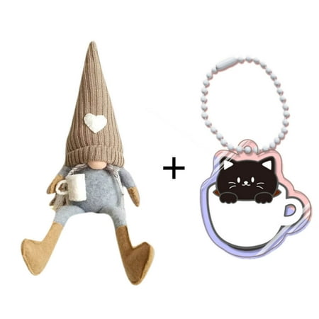 

Christmas OrnamentsTree Doll Decorations Hand-Ground Knitted Legs Decoration Home Daily Decoration Ornaments