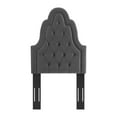 thumbnail image 4 of Modway Augustine Tufted Performance Velvet Twin Headboard in Charcoal, 4 of 8