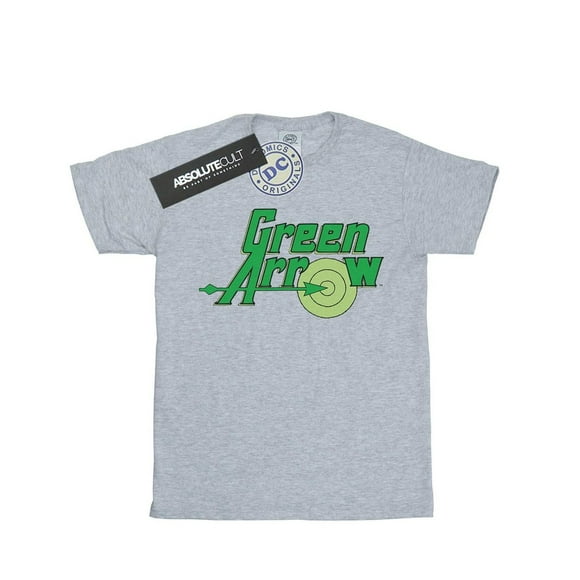 Green Arrow T-Shirt en Coton avec Logo pour Hommes