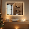 thumbnail image 2 of Modern Mirrors Cassiopeia Illuminated Vanity Mirror with Touch Sensor and Backlit LED Lighting, 2 of 4