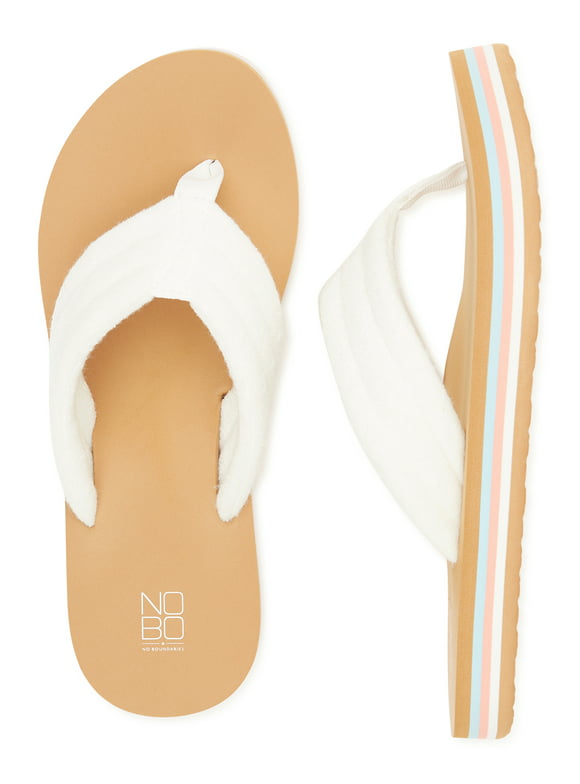 rukken Meenemen Oorzaak Womens Flip Flops in Womens Sandals | White - Walmart.com