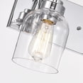 thumbnail image 4 of RADIANCE goods Transitional 3 Light Chrome Bath Vanity Fixture 24" Wide, 4 of 9