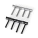thumbnail image 4 of Bass Bridge Saddles Plate Block for 4 Strings Bass Guitar Replacement, 2 Color, 4 of 5