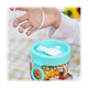 thumbnail image 4 of 1 recipiente reutilizable para avena durante la noche de 600 ml con tapa y cuchara, color rosa, 4 of 8