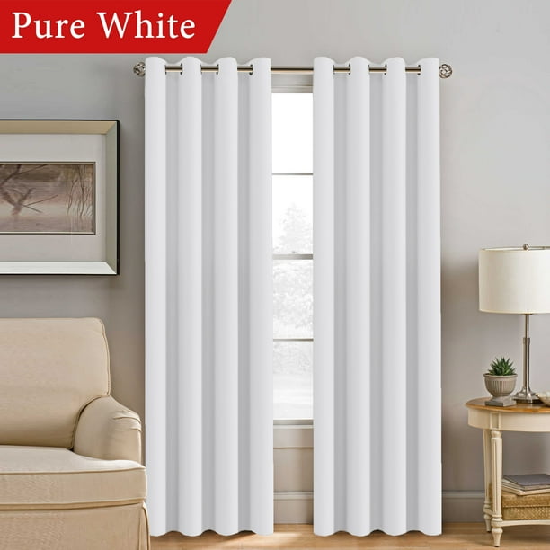 One Panel Burgundy Red H Versailtex Blackout Curtain For Living Room Thermal Insulated Window Treatment Curtain Extra Long 108 Inch Length Energy Saving Solid Grommet Top Blackout Drape Curtains Drapes Window Treatments