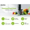 Aeitto Cold Press Juicer, Juicer Machine with 5.1" Wide Mouth, 250W