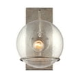 thumbnail image 2 of Varaluz - Watson - 1 Light Wall Sconce - Silver Age Finish with Clear Seedy Recycled Glass, 2 of 5