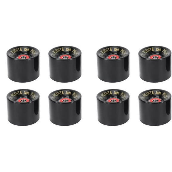 PUENTE 8Pcs/Set Cruiser Skateboard Wheels PU Wheels Long Board Cruiser Wheels with ABEC-9 Bearings