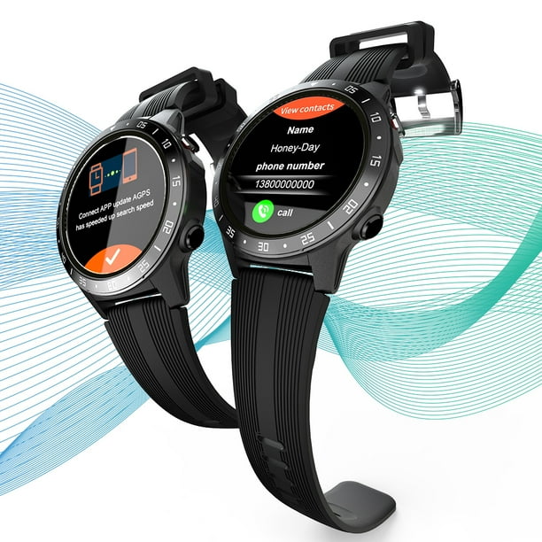 LOKMAT SMA TK05 Smart Watch 1.3inch Screen BT3.0 4.0 Waterproof Pedometer Heart Rate Alarm Sports Smartwatch for Android 4.4 iOS 8.0 and above Black