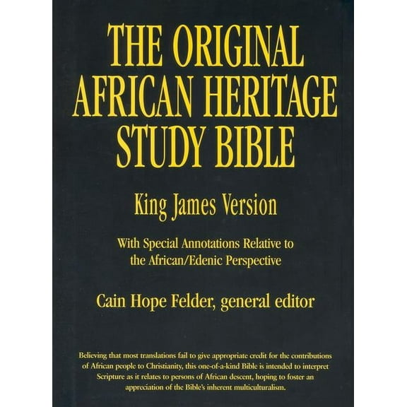 Original African Heritage Study Bible-KJV, (Hardcover)