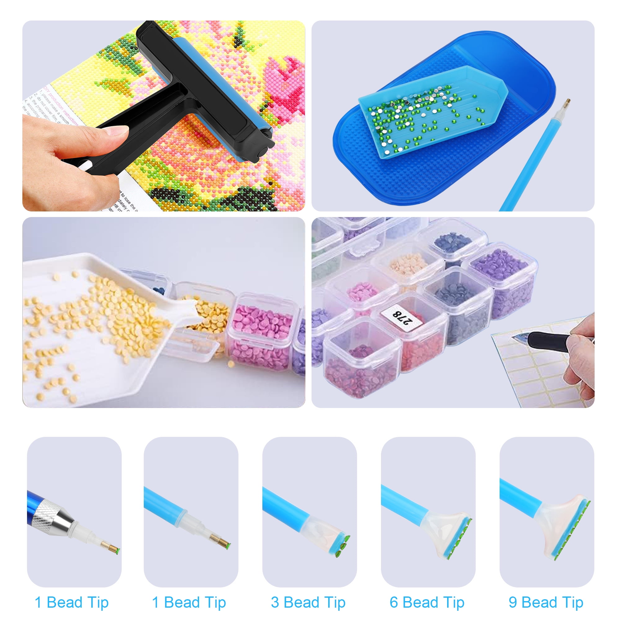 TSV 76pcs A4 LED Light Pad Diamond Painting Accessories for Diamond Art Craft, Diamond Painting Kits, Diamond Art Kits, Diamond Art Accessories
