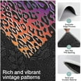 thumbnail image 3 of Purple and Orange Of Leopard Print Kitchen Rugs Sets Of 3,Kitchen Runner Rugs Non Skid Washable,Decorative Kitchen Floor Mats for Kitchen,Sink,Laundry,17"x30"+ 17"x47" + 17"x59", 3 of 6