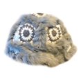 thumbnail image 3 of Sombrero de cubo para otoño e invierno, bonito sombrero de pescador, cálido, talla única, hecho a mano, único para chicas adolescentes, mujeres Gris blanco Yinane sombrero de copa, 3 of 6