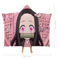 thumbnail image 2 of Kamado Nezuko Wearable Blanket Cloak Arctic Velvet Hooded Blanket Soft Fuzzy Hoodie Blanket Cape for Adults Kids 60"x80", 2 of 8