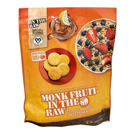 Monk Fruit In The Raw Zero Calorie Sweetener, 4.8