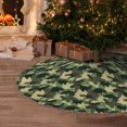 thumbnail image 5 of Defioc Camouflage Dinosaur for Christmas Tree Skirt Snowman Xmas Tree Skirt Farmhouse Christmas Decorations Tree Mat for Holiday Party Decor-30", 5 of 6