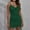 Green, variant on Babysbule Clearance Woman Summer Dresses Women's Fashion Summer Solid Color Sling Drawstring Slim Fit Mini Dress