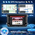 thumbnail image 4 of Radio de coche Leadfan para Volkswagen VW Passat Jetta Bettle Caddy Tiguan Touran Sharan para SEAT S, 4 of 7