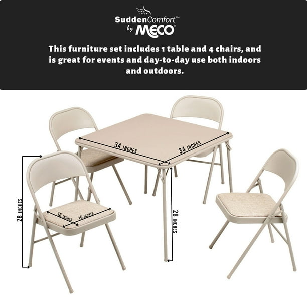 Gagnez de la place avec les meubles pliables : chaise, table, banc