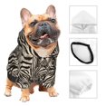 thumbnail image 3 of Fotbe Leopard And Zebra1 Sudadera con Estampado para Perros Pequeños – Suéter con Capucha para Mascotas, Tela Suave de Forro Polar con Bolsillo-XX-Large, 3 of 7