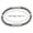 Gray S, variant on Negative Ion Sports Bracelet 7.1-7.9 Inch Silicone Metal Energy Band for Athletic Recovery and Daily Wellness