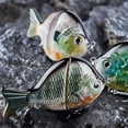 thumbnail image 5 of BESTSKY 1PCS 9CM 34.5G Glide Bait Single-jointed Plastic Swimbait Sunfish Fishing Bass Lures, 5 of 6