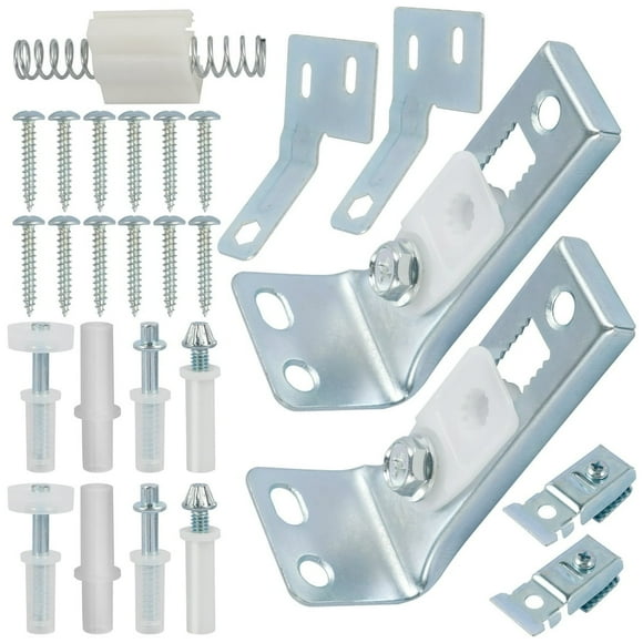AMERTEER 27/54pcs Bifold Door Hardware Repair Kit Metal Bifold Door Installation Repair Parts Multi-Purpose Bi-Fold Sliding Door Replacement Accessories with 3/8inch Top and Bottom Pivot
