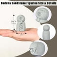 thumbnail image 4 of oliruim Mini Stone Buddha Statue, Feng Shui Lucky Decor Buddha Statue for Zen Home Decor, Office Decor, Car Decor, Meditating Decor, Happy Buddha Statue (Chanting), 4 of 8