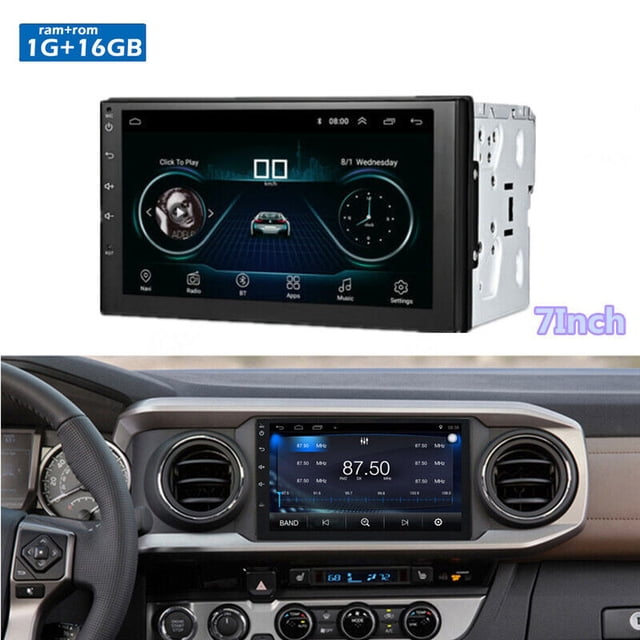 DIN 7'' Touch Screen Car Stereo Player Radio Bluetooth USB Multimedia GPS Navi