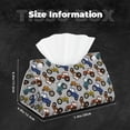 thumbnail image 5 of Sikiie Color Tractor Leather Tissue Box Cover Rectangle, Long Tissue Box Cover, Tissue Box Holder, Tissue Holder for Bathroom, 5 of 7