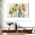 thumbnail image 3 of Elephant Stock Sunflower Spectacular Wall Art - Horizontal Canvas Wall Art - Living Room Wall Decor - Floral And Botanical Canvas - Beige And Gray Decor By Sally Swatland - 39" x 26", 3 of 8