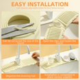 thumbnail image 5 of Kitchen Sink Upgraded Tap Mat, 2024 New Silicone Sink Splash Guard, Kitchen Sink Splash Guard Area, Suitable for A Wide Range of Venues with Matching Sizes (grey), 5 of 5