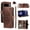 Brown, variant on For Google Pixel 10 / 10 Pro Wallet Case, 9 Card Slots RFID Blocking Crossbody Leather Cover, Zipper Pocket, Detachable Wrist & Shoulder Strap, Magnetic Shockproof Protective Phone Case for Women